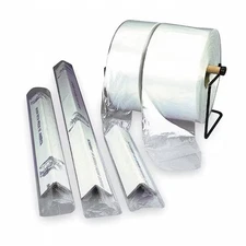 Poly Tubing, 8" X 725 Ft., 6 Mil, Clear, None, 2Ewn9