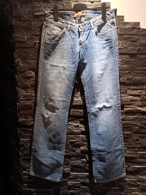 Weaver Jeans Damen Hose Denim Gr. W32/L36 Baumwolle Blau Neuwertig Hüftjeans Top