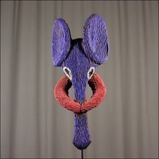 88873) Elefanten-Maske Babanki Kamerun Afrika AFRIKANISCHE KUNST