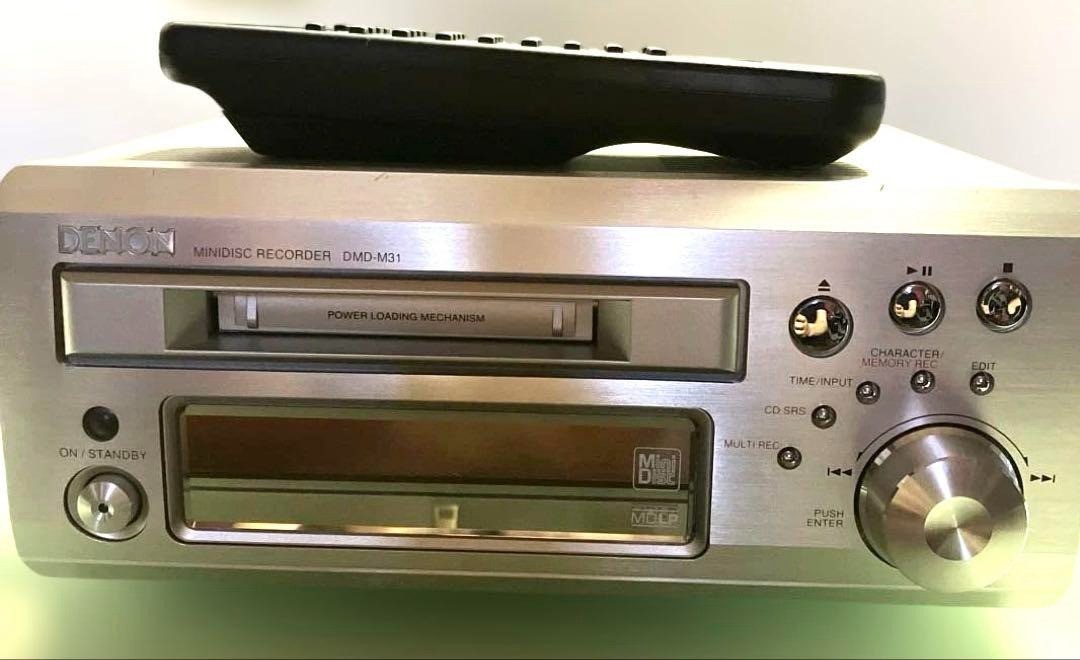 DENON DMD-M31　MDプレーヤー/レコーダー　稼動品 DENON DMD-M31 MD Player Recorder Working with Remote from