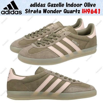 adidas Gazelle Indoor Olive Strata Wonder Quartz IH9641 Men's Size
