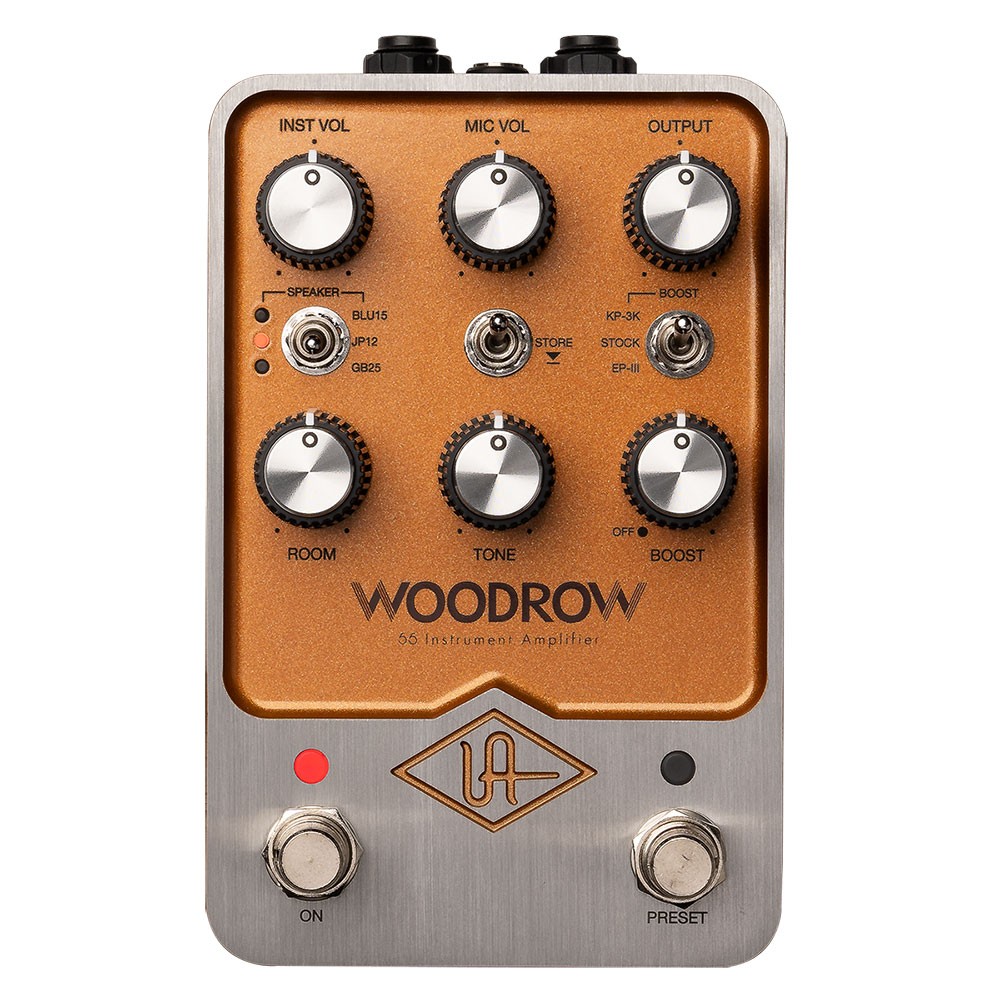 Педаль инструментального усилителя Universal Audio UAFX Woodrow 55 (демонстрационная версия)