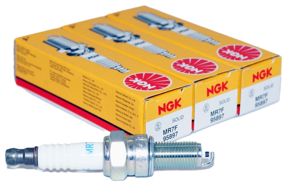 3 Pack Genuine NGK 95897 Standard Spark Plugs MR7F for Polaris and Indian