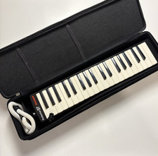 Hohner Performer 37 Key Melodica Pianica Wind Instrument Black w/ Case  Hose