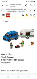 LEGO CITY: Van & Caravan (60117)