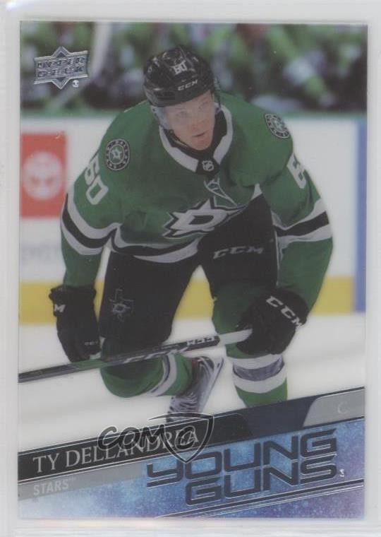 2020-21 Upper Deck Young Guns Clear Cut Ty Dellandrea #213 Rookie RC 10e3