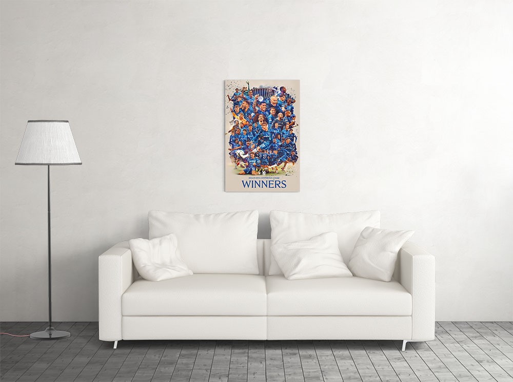 Affiche Chelsea Champions Conference League - 20x30 Pouces - Pop Art