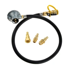 Low Pressure 1LB Propane Tank Gas Regulator Valve with 1/4" Quick Connect Shu...