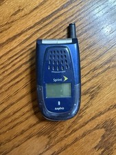 Sanyo SCP-2400 CDMA Flip Phone Rare Blue Phone Only