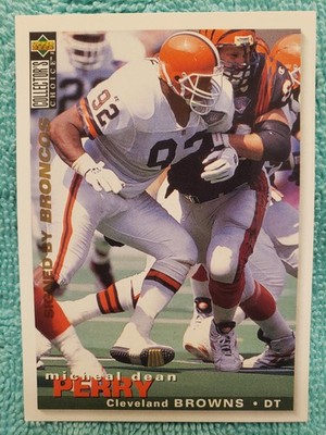 1995 UPPER DECK COLLECTOR'S CHOICE MICHAEL DEAN PERRY #281 CLEVELAND BROWNS 