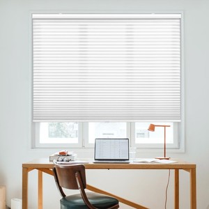 DEZ FURNISHINGS Cordless 1.5" Light Filtering Cellular Shade, 59.5" W x 54" H...