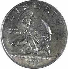 California Commemorative Silver Half Dollar 1925-S AU Uncertified #410