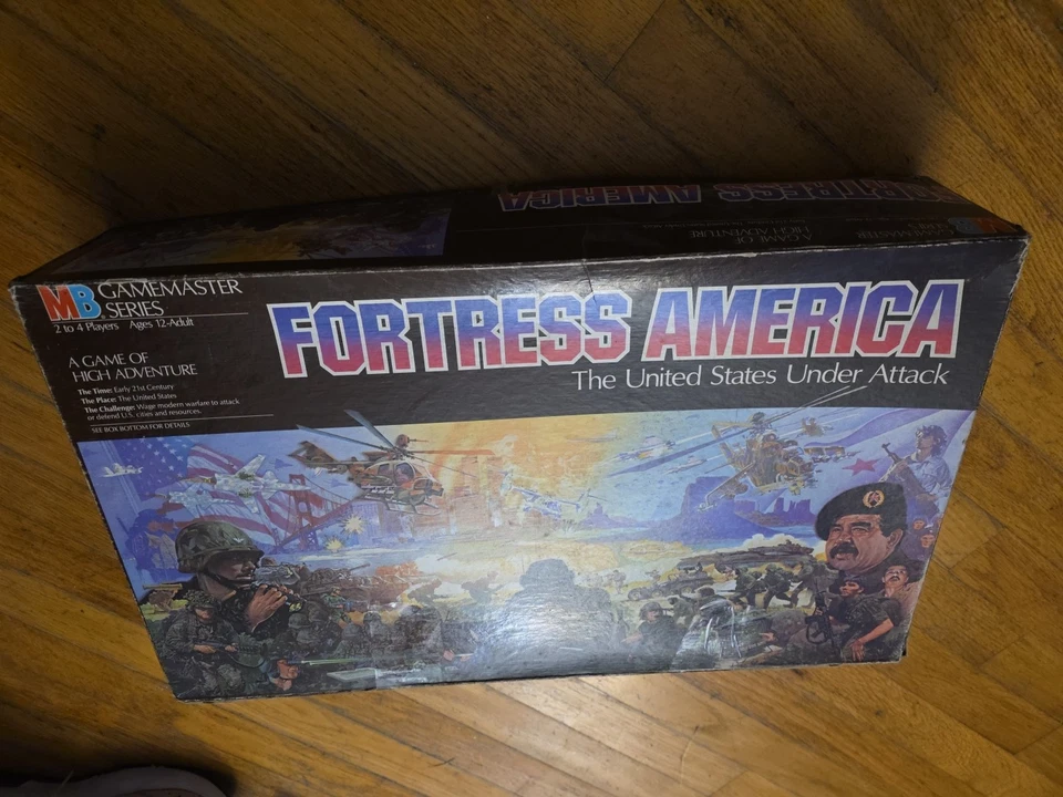 Used VTG Fortress America Board Game Milton Bradley GameMaster Series COMPLETE - Image 3 of 4