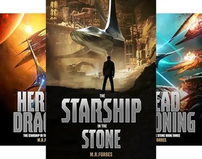 The Starship In The Stone,   Here Be Dragons,  Dread Reckoning  NEW 3 BOOK SET