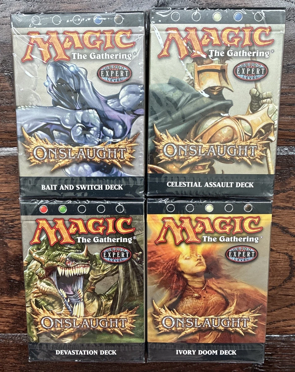 Magic: The Gathering Onslaught Sealed Collectible Card Game Decks
