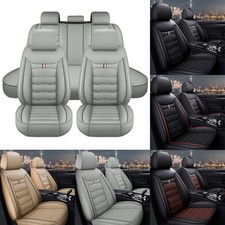 For Nissan Altima Sentra Rogue Murano Pu Leather Seat Covers Full Set Front Rear