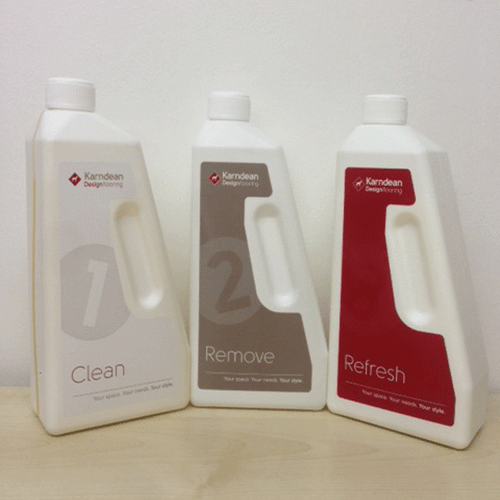 3 x Karndean Flooring Cleaner Floor Stripper Refresh Protector 750ml