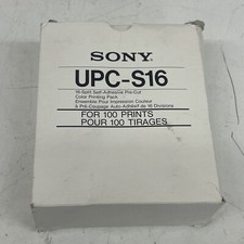 SONY UPC-S16 16-SPLIT Self-Adhesive Pre-Cut Color Printing Pack for 100 Prints