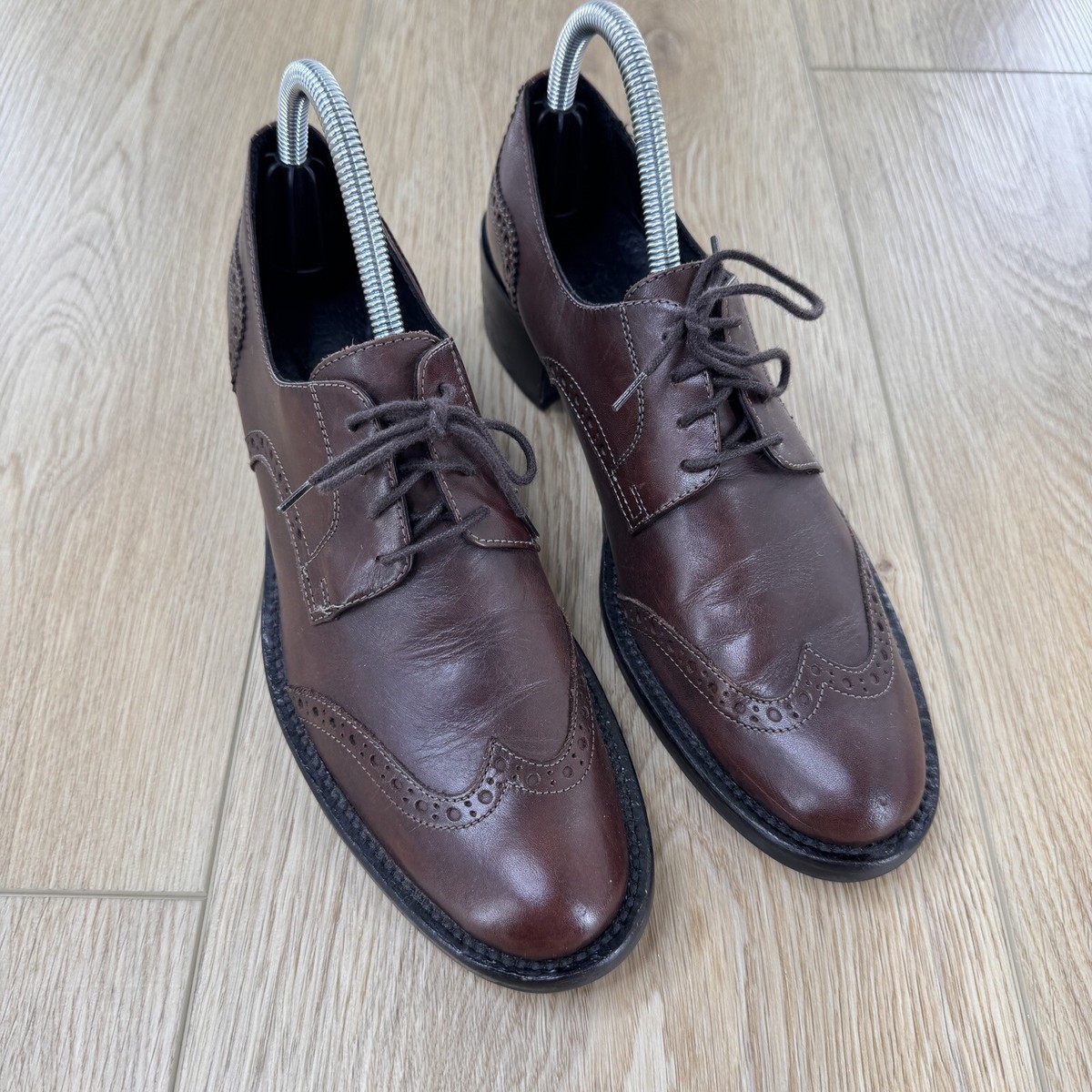 Sundance Lavorazione Artigiana Sz 38 Oxford Wingtip Oxblood