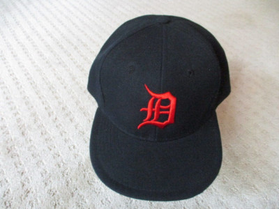 Detroit Tigers Hatco Brand Size 7 3/4 Hat Fitted Cap Original Flat Brim