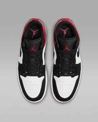 IB8971-106 Nike Air Jordan 1 Low SE Black Toe (Men's) | eBay