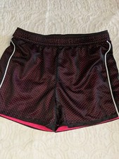 Puma girls sz. 16 black w/pink mesh athletic shorts. Cute, runs small