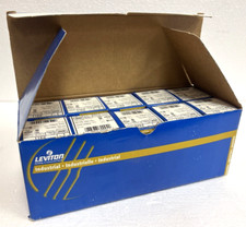 Leviton 2311 2 pole 3 wire Grounding Plug Locking Lot of 10, New 