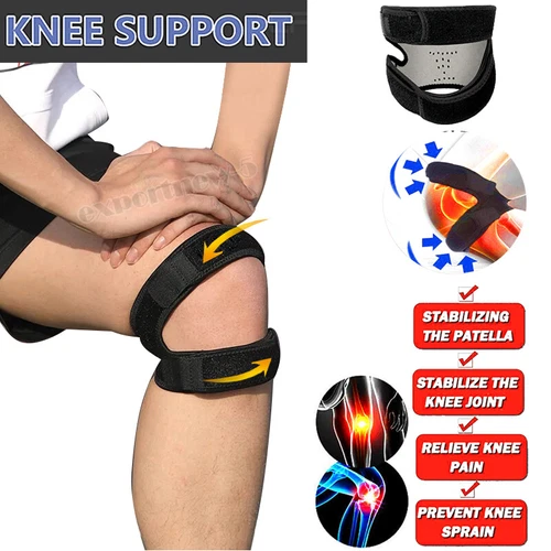 Knee Brace Support Patella Stabilizer Arthritis Pain Wrap Tendon Strap Running - Bild 1 von 33