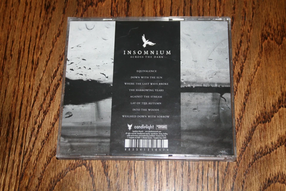 INSOMNIUM-" ACROSS THE DARK" CD 2016 - Bild 3 von 3