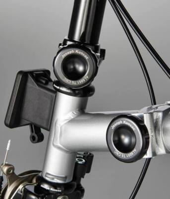 ジョセフクゼ　Knob Type Hinge Clemp Set ブロンプトン Ergonomic Knob type hinge clampset Lightweight version for