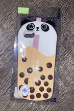 Claire’s iPhone 6 7 8 SE Panda Bear Boba Tea 3D Comida Teléfono Funda