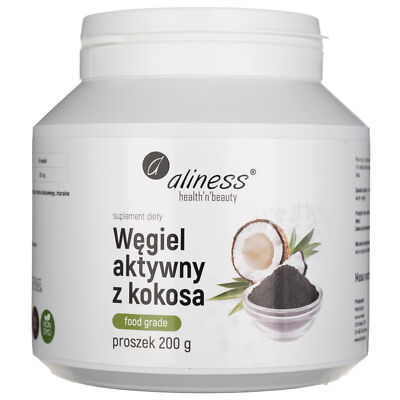 Aliness Coconut Activated Charcoal Powder 200 g