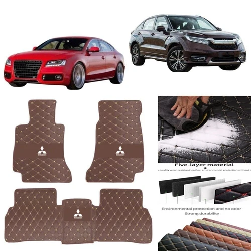 For Mitsubishi All Series Custom Car Floor Mats Waterproof Liners Carpets Rugs - Imagen 14 de 23