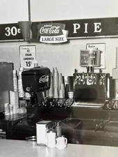 Coca-Cola 1950s Newberry's Five & Dime Soda Fountain Original Photo