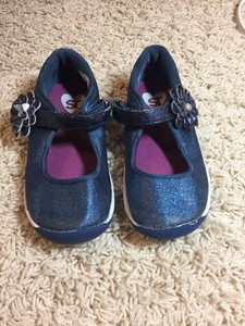 stride rite navy blue mary janes
