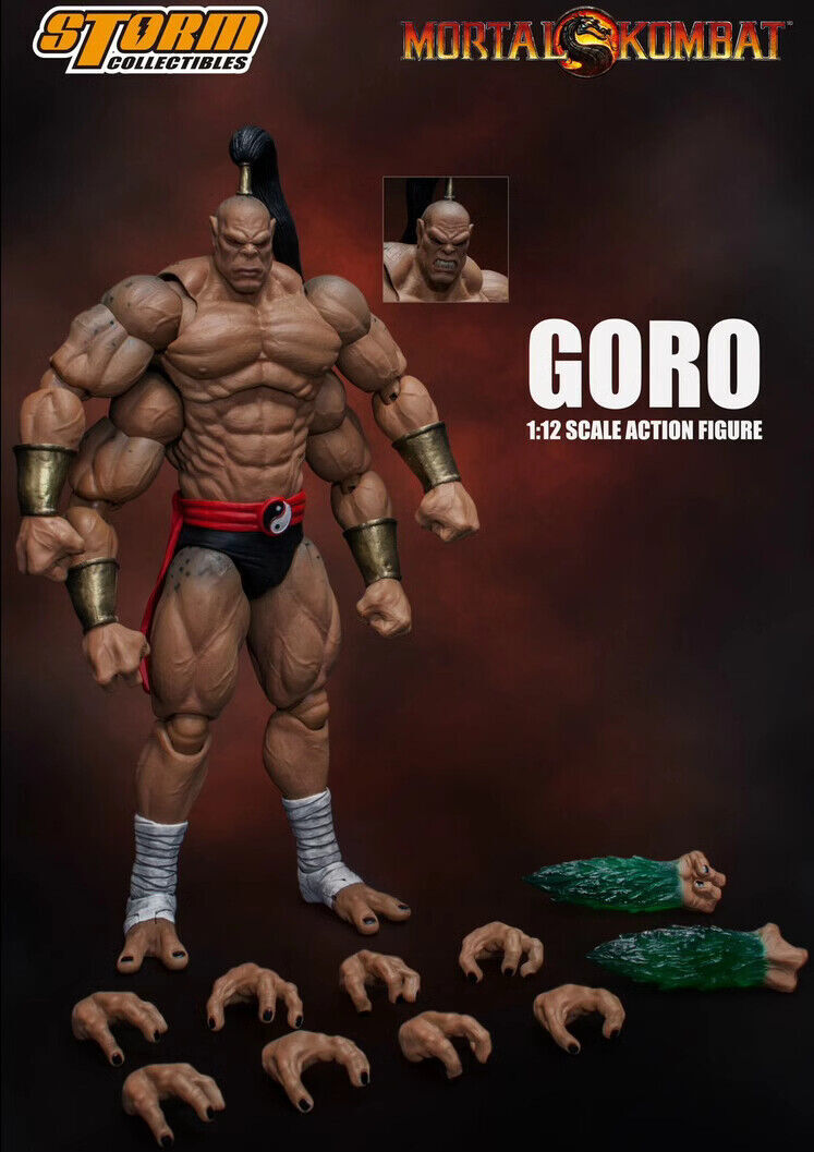 Storm Toys Mortal Kombat GORO Action Figure Model In Stock 1/12