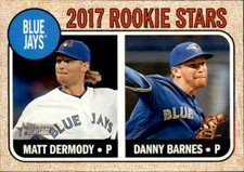 Matt Dermody/Danny Barnes 2017 Topps Heritage Rookie Stars Card #393