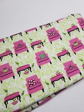 Robert Kaufman Fabric Birds Perfectly Perched Cotton Sew Craft Quilt HALF YARD