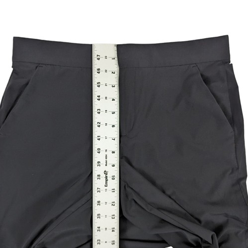 ATHLETA Tribeca Crop pantaloni gamba larga donna taglia 8 neri elasticizzati su tasca abbigliamento da lavoro - Foto 4 di 9