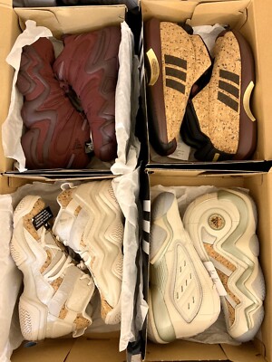 Lot Of 4 Kobe Adidas Vino Pack Retro Basketball Sneakers Mens Size 9 US RARE NIB