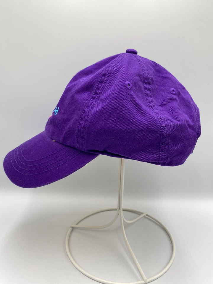 Gorra Miami Beach ajustable con tirantes para jóvenes púrpura Foto 2 de 4
