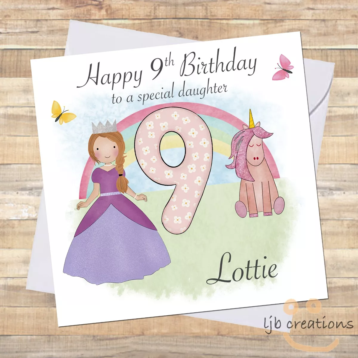 Birthday Princess Unicorn 6 Year Old 6Th Birthday Girl Kids Greeting Card  for Sale by alifehcmc