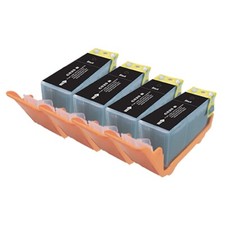 4 Black Ink Cartridge For Canon Pixma iP4850 iP4950 MG5300 MG5320 MG5350 PGI-525
