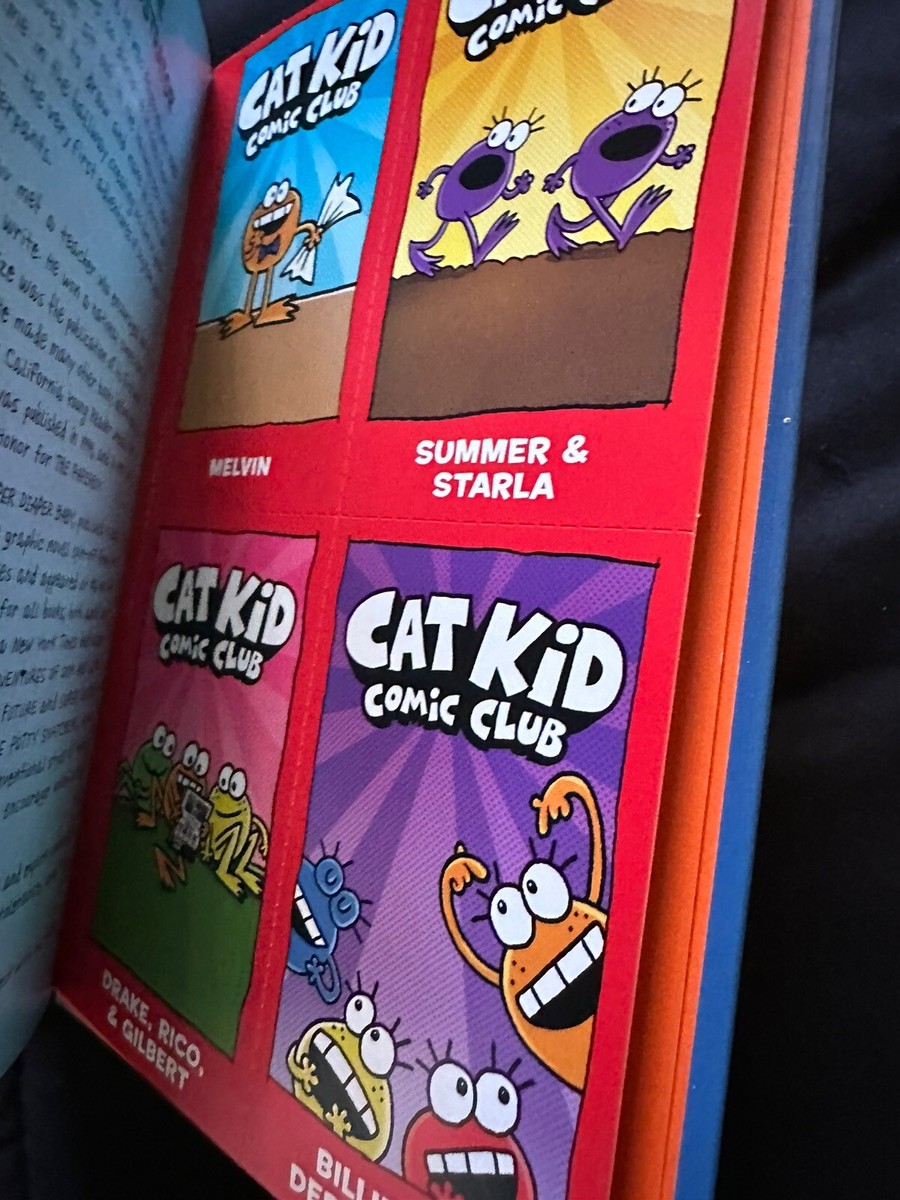 2x Cat Kid Comic Club Dog Man Mothering Heights Hardcover