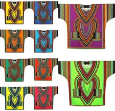 Men Dashiki Blouse African Hippie Traditional Vintage Boohoo Tribal Dress Shirt