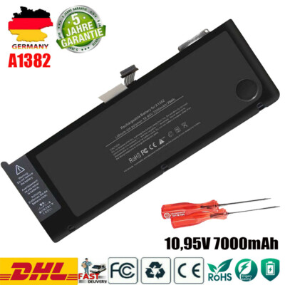 A1382 Akku für Apple MacBook Pro 15 ''A1382 A1286 2011 2012 Version OEM 7000mAh