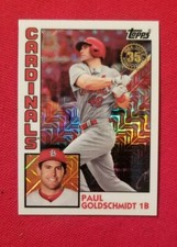 2019 Topps Silver Pack Paul Goldschmidt Series 2 1984 Topps #T84-4 FREE SHIPPING
