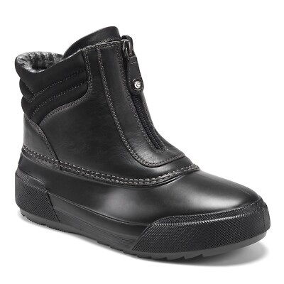 NEW EASY SPIRIT BLACK WATERPROOF WEDGE BOOTS SIZE