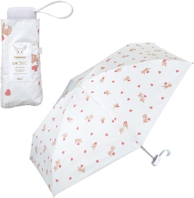 Pokemon WPC.  Mini Folding Umbrella UV & Rain Protection Eevee NEW Japan Limited