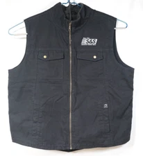 DRI DUCK Vest Men's XXL 2XL Canvas Trek Canyon Cloth™ Vest 5068 2XL Black